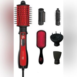 Conair Knot Doctor 6-piece Detangling Hot Air Brush with Titanium Technology